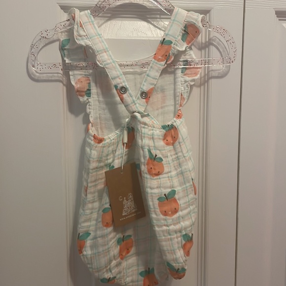 Angel Dear bubble romper- peaches. Size 3-6 months. Brand new with tags. - Picture 2 of 3